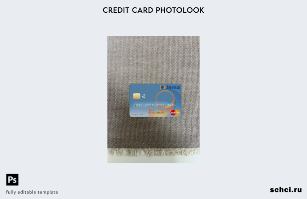 цифровая загрузка Бенин Fema Bank Mastercard фотоизображение переднего шаблона